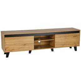 Έπιπλο Τηλεόρασης Arabica 05-0746 170x38x49cm Sonoma-Black