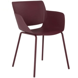 Πολυθρόνα Sedia 27-0212 58x52x79,5cm Brown Μέταλλο,Πολυπροπυλένιο