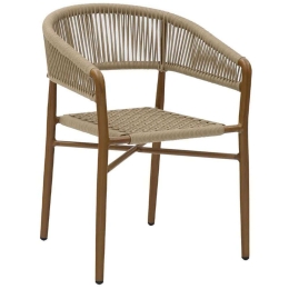 Πολυθρόνα Scorpion 22-0192 56x59,5x76cm Natural