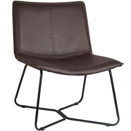 Καρέκλα Επισκέπτη Attendre 25-0713 65x76x82cm Brown
