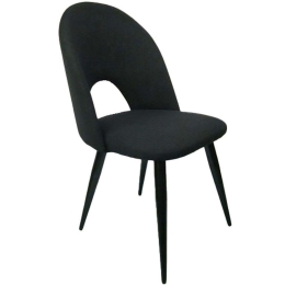 Καρέκλα Commodo 03-1116 47x56x86,5cm Black Μέταλλο,Ύφασμα
