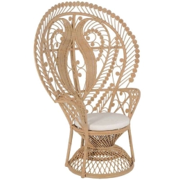 Πολυθρόνα Emmanuelle 01-3392 115x70x150cm Natural