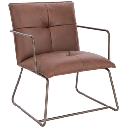 Πολυθρόνα Επισκέπτη Standby 01-3390 65x67x81cm Brown