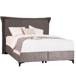Κρεβάτι Longwave (Για Στρώμα 160X200Cm) 09-1992 207x180x140cm Light Grey Διπλό