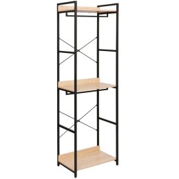 Ντουλάπα Xenia 18-0017 60x40x200cm Natural-Black