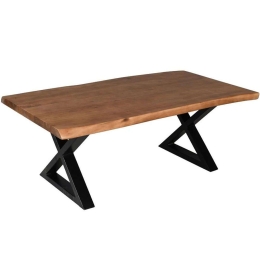 Τραπέζι Σαλονιού Mingle 04-1056 115x60x42cm Walnut-Black