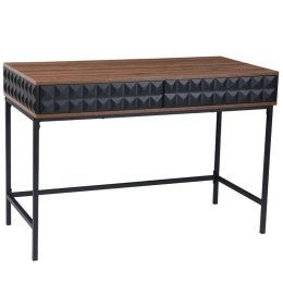 Γραφείο Zuma 28-0303 110.5x54x76cm Black-Walnut