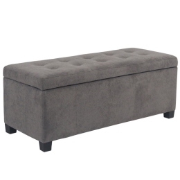 Σκαμπό Tip Με Αποθ/κο Χώρο 16-0814 102x42x40 Grey-Black