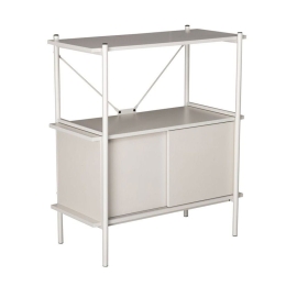 Βιβλιοθήκη Popular 28-0306  80x40x92  Cream