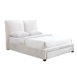 Κρεβάτι Oasis 09-2034 (Για Στρώμα 160x200cm) 217x171.5x121.7 Cream Υπέρδιπλo