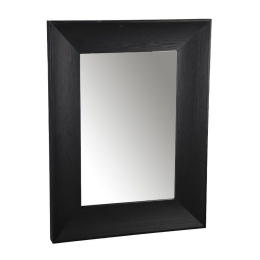 Καθρέπτης Τοίχου Tube 11-0617 95x7.5x126 Black Mdf,Μέταλλο