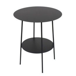 Τραπεζάκι Σαλονιού Βοηθητικό Simple Black 40x40x50