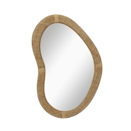 Καθρέπτης Τοίχου Kamira 11-0643 59.5x3x89.5 Natural Rattan