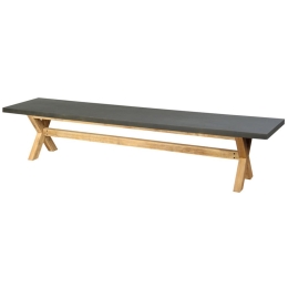 Παγκάκι Caldera 22-0272 180x40x43.5cm Cement-Natural Τριθέσιος