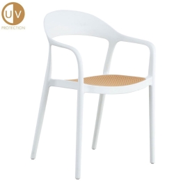 Καρέκλα Στοιβαζόμενη Bistrot 27-0234 57x53x81.5cm White-Natural