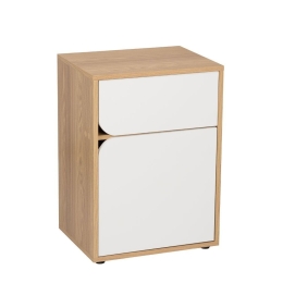 Κομοδίνο Smile 2 09-2123 45x35x63.5 Sonoma-White