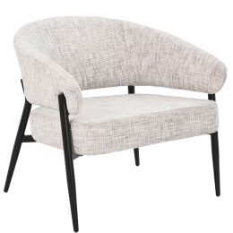 Πολυθρόνα Moritz 01-3569 73x72x75cm Beige-Black