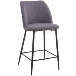 Σκαμπό Bar Muse 26-0082 50x54x98 Grey-Black