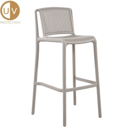 Σκαμπό Bar Polly 26-0084 42x50x100.5 Light Grey