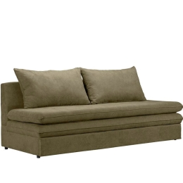 Καναπές-Κρεβάτι Girasole 71-0228 Τριθέσιος 200x87x90cm Khaki