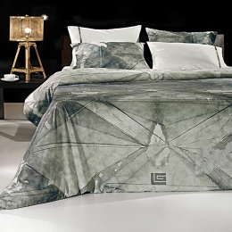 Παπλωματοθήκη Mekka Cement Guy Laroche Υπέρδιπλο 220x240cm Βαμβάκι-Μικροφίμπρα