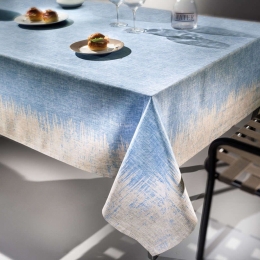 Τραπεζομάντηλο 1021 Blue Jean Beige Saint Clair 145Χ220 145x220cm Πολυέστερ