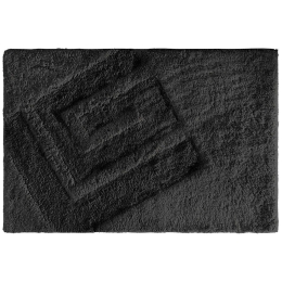 Πατάκι Μπάνιου Trivia Black Guy Laroche 70X120 70x120cm 100% Βαμβάκι