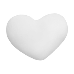 Μαξιλάρι Διακοσμητικό (Με Γέμιση) Παιδικό Heart Ivory Saint Clair 30X30 Πολυέστερ