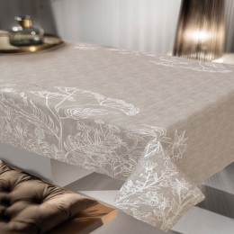 Τραπεζομάντηλο 1028 Natural Saint Clair 145X180 Πολυέστερ