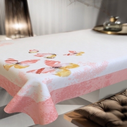 Τραπεζομάντηλο 1039 Coral Saint Clair 145X180 145x180cm Πολυέστερ