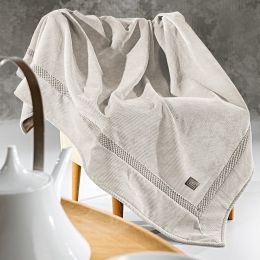 Ριχτάρι Rubicon Sand Guy Laroche Πολυθρόνα 170x150cm Microfiber-Polyester