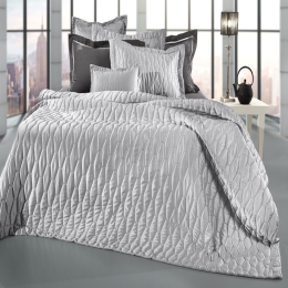 Κουβερλί Art (Σετ 3τμχ) Silver Guy Laroche Υπέρδιπλo 240x250cm Microsatin