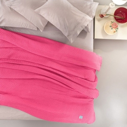 Κουβέρτα Vivid Fuchsia Guy Laroche Υπέρδιπλo 230x260cm 100% Βαμβάκι
