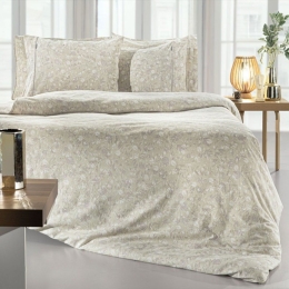 Σεντόνια Elodie Flannel (Σετ 4τμχ) Natural Guy Laroche Υπέρδιπλο 240x265cm 100% Βαμβακερή Φανέλα