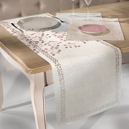 Runner 2046 Laser Cut Dusty Pink Saint Clair 40x160 Πολυέστερ