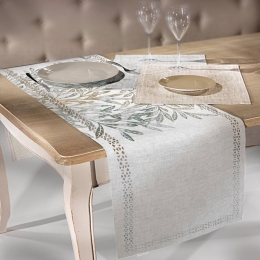 Runner 2047 Grey Blue Laser Cut Saint Clair 40x160 Πολυέστερ