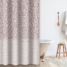 Κουρτίνα Μπάνιου Root Lilac Guy Laroche 240Πx185Υ 240x185cm Πολυέστερ