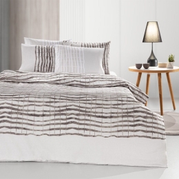 Σεντόνια Azzam (Σετ 4τμχ) Wenge Guy Laroche King Size 270x265cm 100% Βαμβακερό Περκάλι