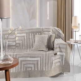 Ριχτάρι Dali Natural Guy Laroche Τετραθέσιο 180x350cm Βαμβάκι-Ακρυλικό