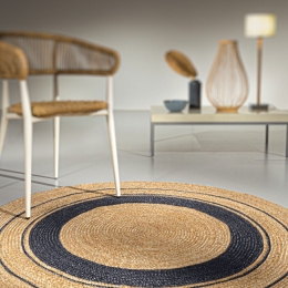 Χαλί Grande Round Anthracite Guy Laroche 150X150cm Round