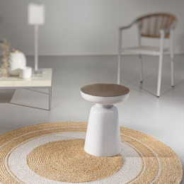 Χαλί Majestic Round White Guy Laroche 150X150cm Round