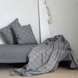 Ριχτάρι Alloy Grey Nima Διθέσιο 180x240cm Ακρυλικό-Πολυέστερ