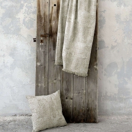 Ριχτάρι Gaia Beige Nima Τριθέσιο 180x300cm Βαμβάκι-Πολυέστερ