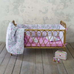 Κουβερλί Βρεφικό - Lola Panda Multi Nima 100x140cm 100% Βαμβάκι