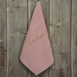 Λαβέτα Choose Joy Pink Nima Χεριών 40x40cm 100% Βαμβάκι