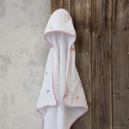Κάπα Βρεφική Bunny Love White-Pink Nima
