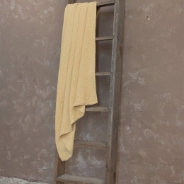 Διακοσμητικό Ριχτάρι Καναπέ Balmy Mustard Beige Nima Πολυθρόνα 130x170cm 100% Βαμβάκι