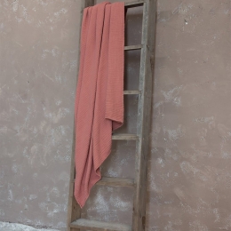 Διακοσμητικό Ριχτάρι Καναπέ Blando Terracotta Nima Πολυθρόνα 130x170cm 100% Βαμβάκι