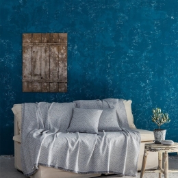 Ριχτάρι Requiem Gray Nima Διθέσιο 180x240cm Βαμβάκι-Πολυέστερ