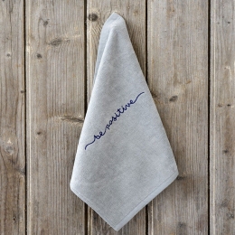 Λαβέτα Be Positive Gray Nima Λαβέτα 40x40cm 100% Βαμβάκι